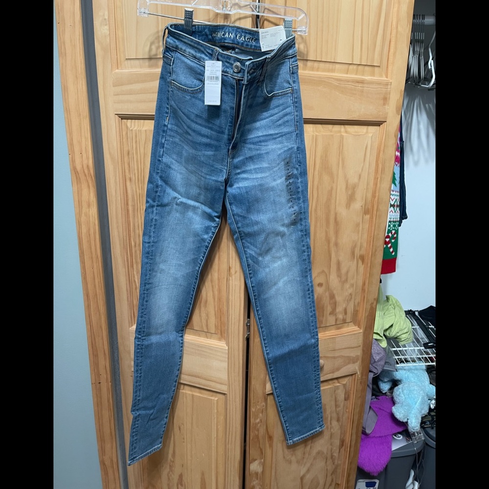 Super stretch high waist jeans
